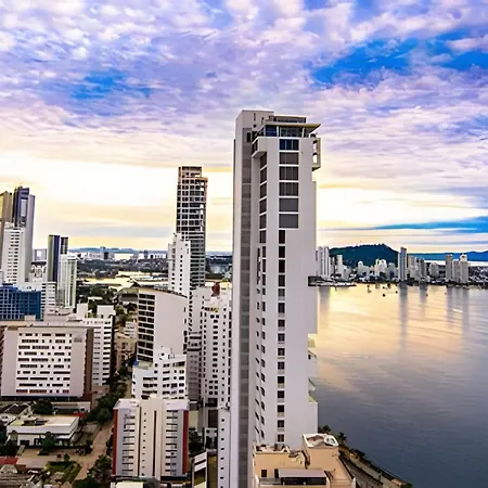 Lujoso Apto De 1 Hab En Piso 7 - Infinitum Cartagena