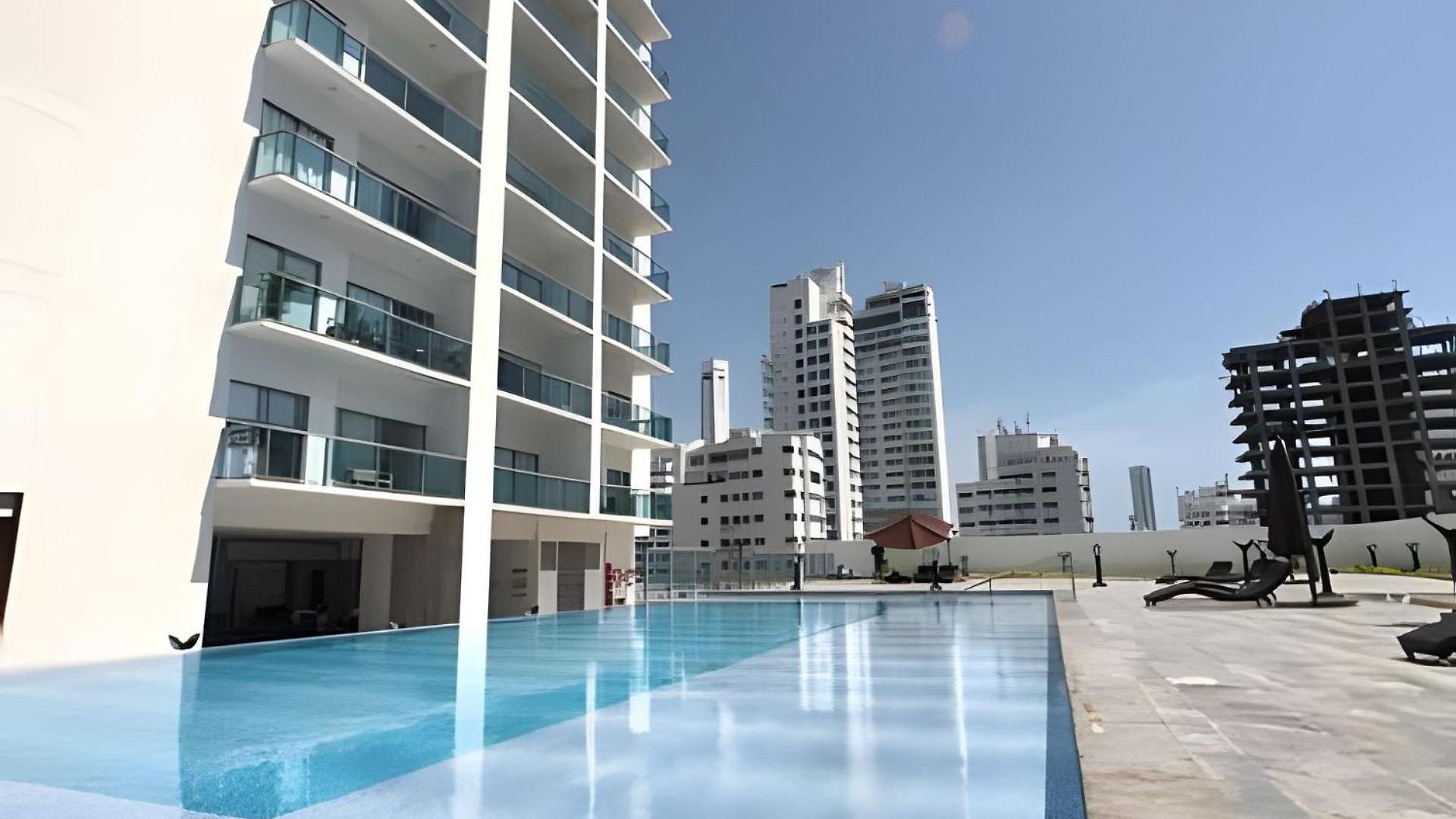 Lujoso Apto De 1 Hab En Piso 7 - Infinitum * Cartagena